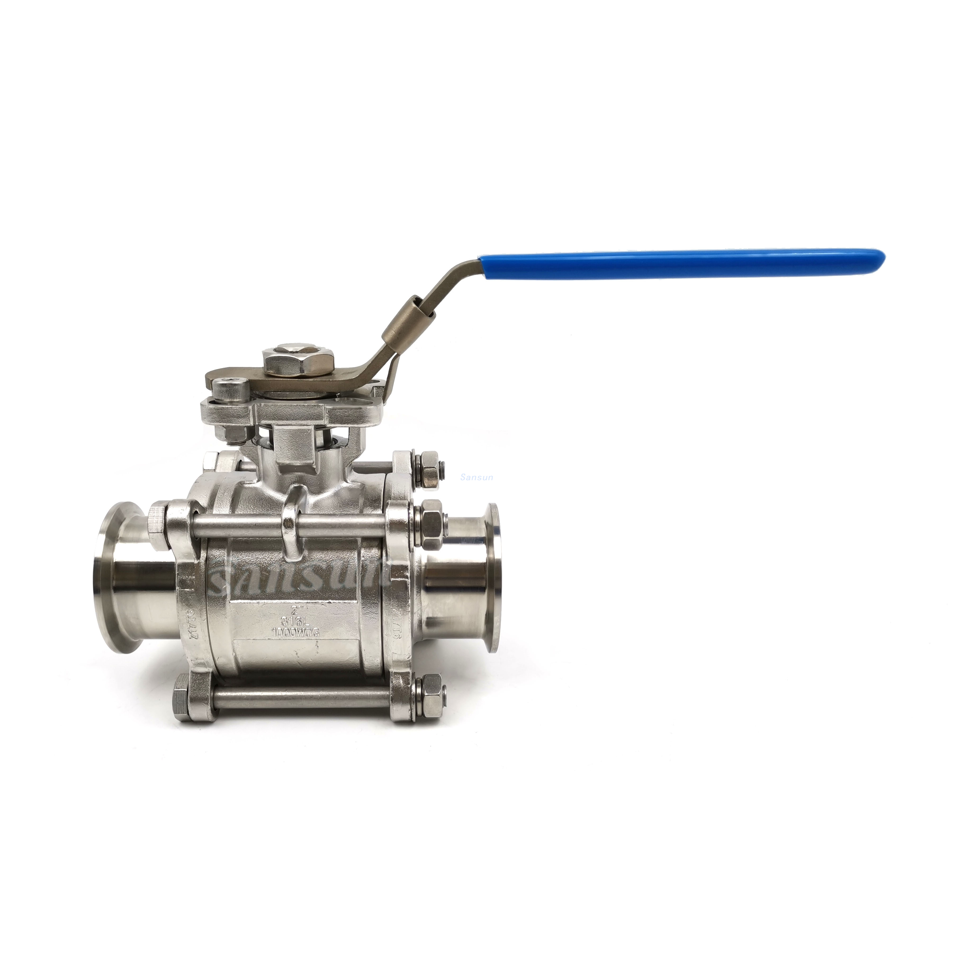 Sanitary Piece Full Port Tri Clamp Ball Valve From China Manufacturer